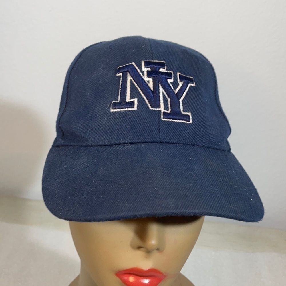 Ny New York Navy Blue Adjustable Hat Baseball Cap Ny New York Navy Blue Adjustable Hat Baseball Cap